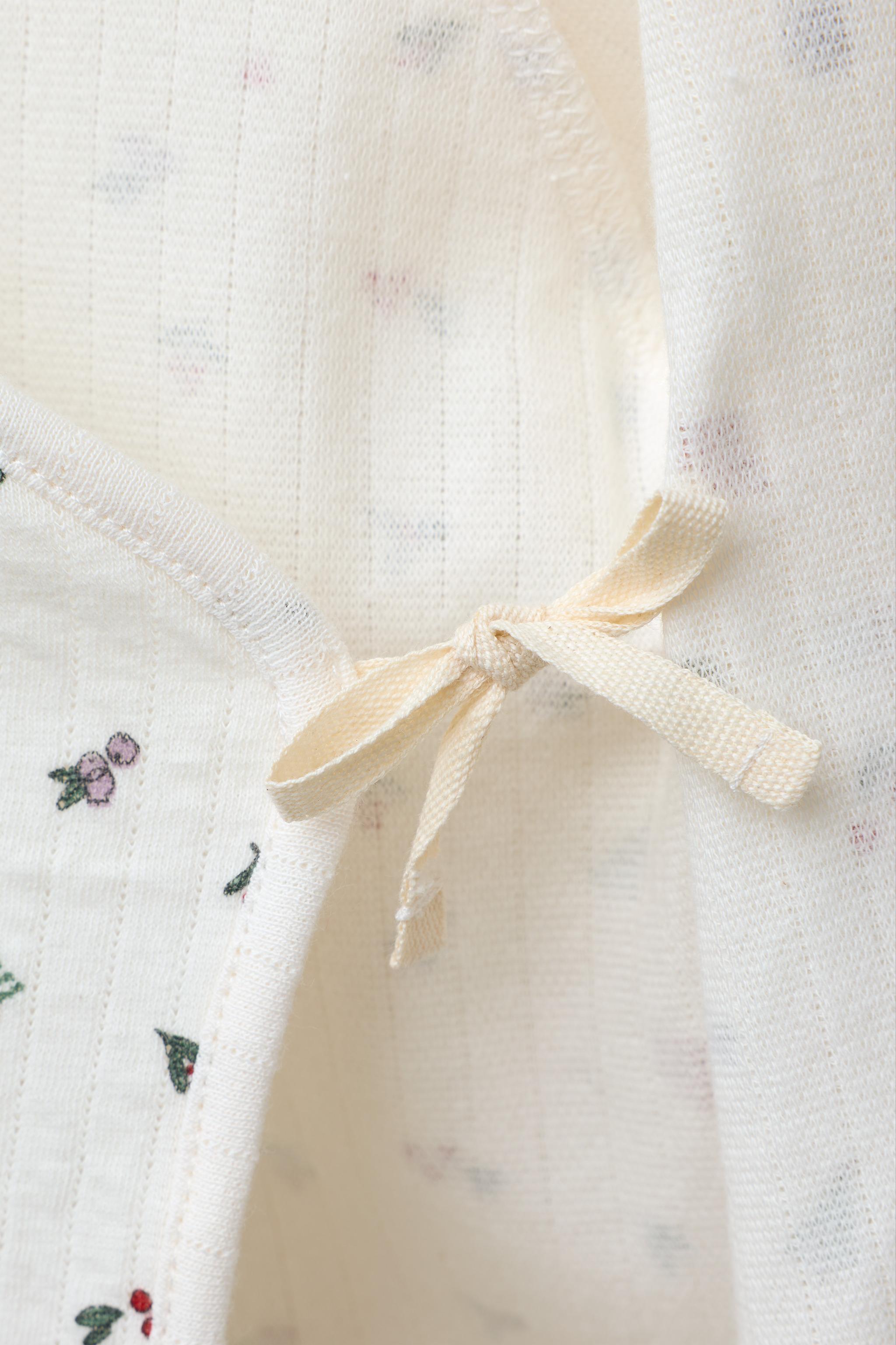 T-SHIRT IMPRIMÉ PETITS ARBRES